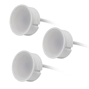 3x LED-spot module 230V 5 Watt Ø50mm keramiek dimbaar voor inbouwspots inbouwlampen 22mm vlak vervanging voor GU10 MR16 lampen | 120° stralingshoek (warm wit 3000K)