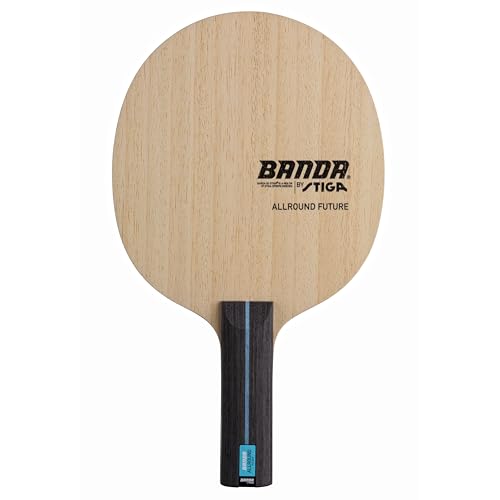 Banda von STIGA Allround Future, Classic – Klassisches rundes Tischtennisholz, aus fünf Holzschichten, großer Sweetspot – perfekt für individuelle Schläger, Schwarz Banda von STIGA Allround Future, Classic – Klassisches rundes Tischtennisholz, aus fünf Holzschichten, großer Sweetspot – perfekt für individuelle Schläger, Schwarz