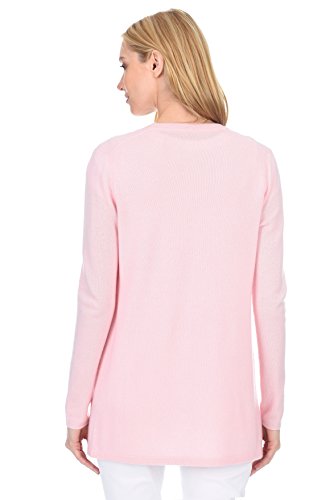 Image of State Fusio Open Front Cardigan Cashmere Wool Long Sleeve Fashion Sweater for Women (Runs Small)