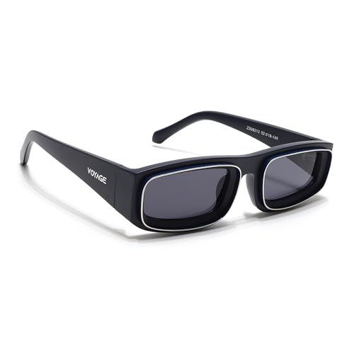 Image of Voyage UV Protected Rectangle Sunglasses for Men & Women