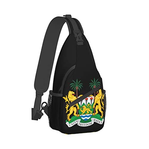 Mochila Bandolera Unisex National Emblem Sierra Leone miniatura 3