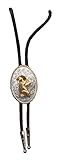 Amesbichler Reitsport Bolo Tie Coyote Western Cowboy Krawatte Bolotie Westernkrawatte Westernschmuck Halsband Lederband