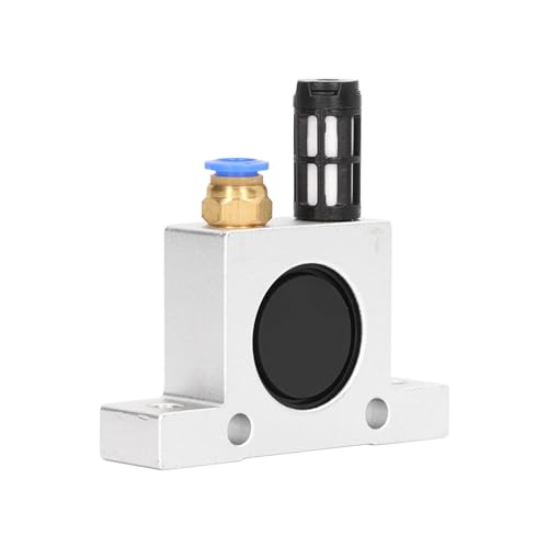 Hamwesh Pneumatic Vibrator, Aluminum Alloy Air Vibrator with Muffler for Industrial Use, Adjustable Frequency Oscillator for Foundry Pipeline Conveyor