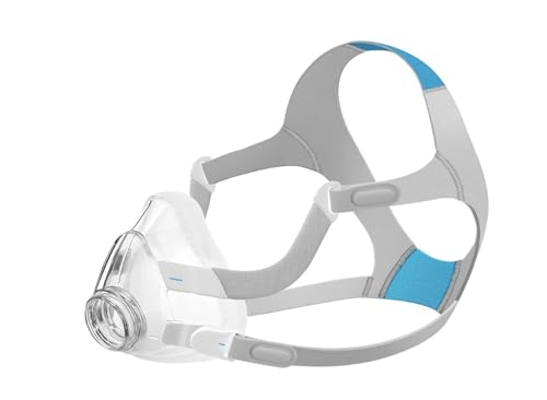 Image of Replacement Set for Resmed Airfit F20 Replacement kit with Small | Medium | Large Cushion, Variants Headgear, Frame, Clips Great-Value & Quick-Disconnect- Covers Nose and Mouth (Medium Cushion Set)