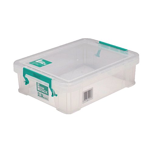 StoreStack 2.3 Litre Storage Box W260 x D190 x H70 mm Clear RB90119
