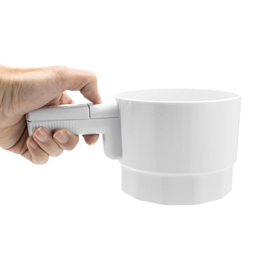 Générique Tamiseur à Farine Électrique | Tamis à Pâtisserie en Tasse Automatique Grande Capacité - Passe-Farine Passe-Sucre Glace | pour Transformation...