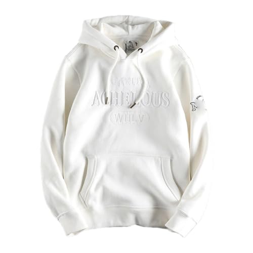 Sudadera de forro polar premium con acabados bordados y bolsillo para caballero