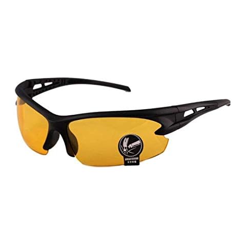 Night Driving Anti Glare Vision HD Glasses Prevention Yellow Driver Sunglasses Cover