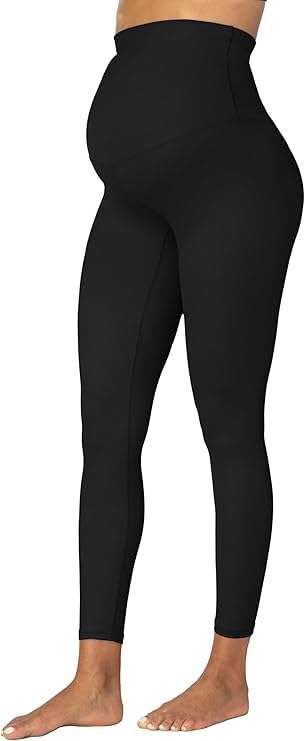 Sunzel Sunzfly Leggings premaman da donna sopra la pancia burrosi morbidi pantaloni da yoga per gravidanza per autunno allenamento lounge, nero, XX-Large