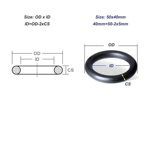 Joint RO CS 3mm anti-fuite | Diamètre 35mm caoutchouc durable
