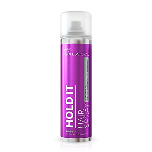 Image of Godrej Professional Hold It Hair Spray (300ml) | for Women & Men | No Residue | No Sulphate & No Paraben