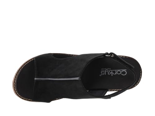 Image of Corkys Footwear Womens Carley Wedges, Featuring Corkys EVA Foam Cushioned Insoles, A 2.5 Inch Heel, Lightweight For All Day Wear, And Hook And Loop Closure