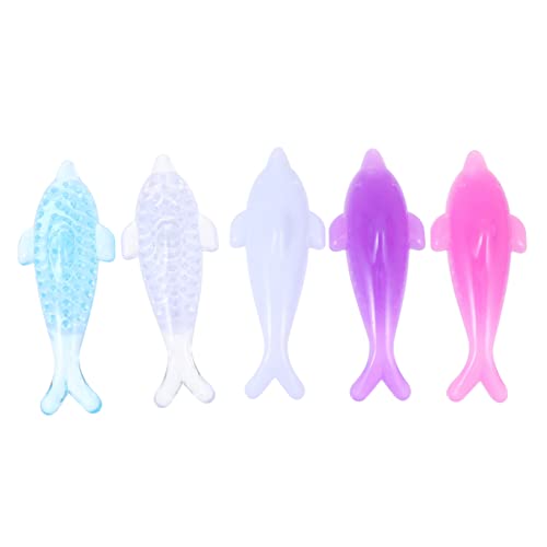 FOMIYES 5pcs Dolphin Nail Brush Cleaning Nail Brush Toenail Cleaner Animal Nail Brush Plastic Cleaner Nail Scrubber Nail Cleaning Brush Nail Dust Brush Durable Manicure Brush Nail Art Tool