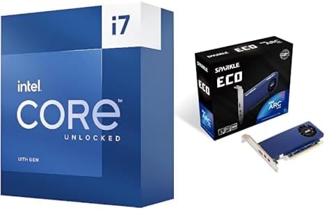 Intel Core i7-13700K Gaming Desktop Processor + Sparkle Intel Arc A310 Graphics Card