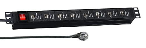 Multiprise 16 x USB A EFB pour organiser un bureau de streaming ou studio tech