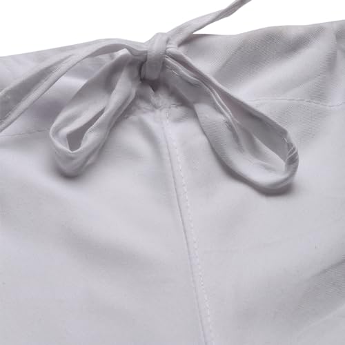Image of Sanwara Men's Solid White Cotton Pyjamas
