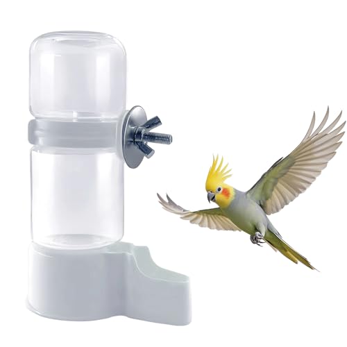 Pet Bird Automatic Water Dispenser,Bird Cage Hanging Drinking Device,Automatic Parrot Water Feeder,Budgies, Birds, Love Birds, Canary Drinking Fountains.