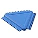 YTgilo MS14 Art Paint Scraper Blue Rubber Triangle Woodgrain Tool for Walls, Wood, Fabric, Canvas, Paper