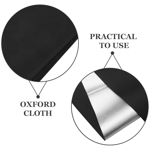 Cubierta opaca para ventana Levemolo de tela oxford negra para oscurecer habitaciones 4