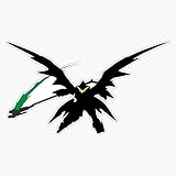 Gundam Deathscythe Hell Bumper Sticker Vinyl Decal 5'