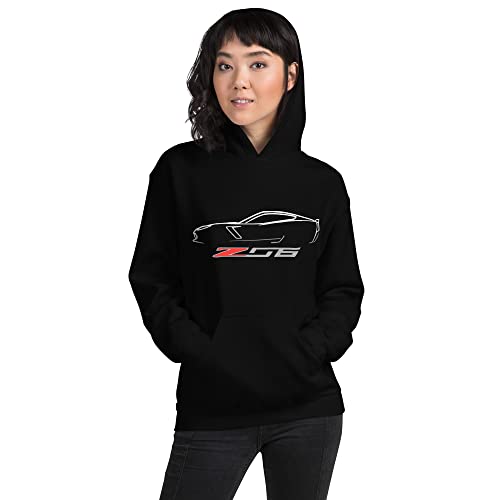 Z06 C7 Silhouette 7th generation 'vette Custom Car Club Hoodie4