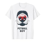 Pitbull Boy Dog Pet Red Nose