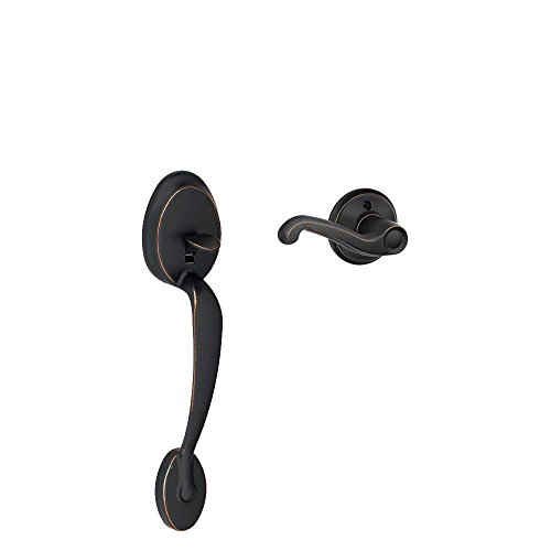 Plymouth Front Entry Handle Flair Right-Handed Interior Lever (Aged Bronze) FE285 PLY 716 FLA RH