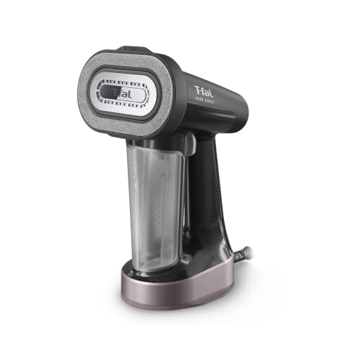 T-FAL Pure Force- Vaporizador de Prendas 3 en 1: Vapor, Planchado y Eliminación de Pelusa, DT8765X1