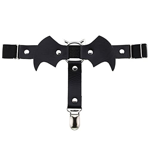 Rivet punk pour anneau de cuisse et porte-jarretelles en cuir femme