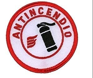 GS1 Patch Toppa con Velcro Ricamata Antincendio
