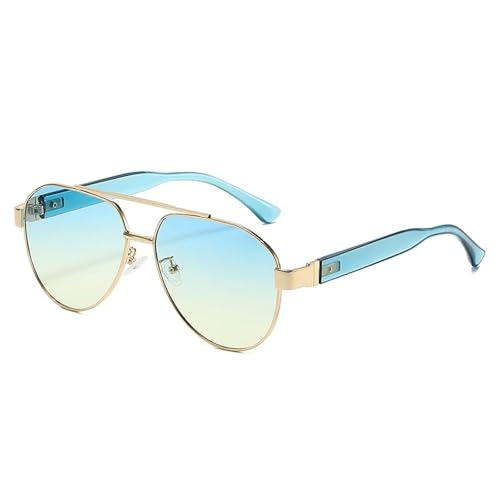 Lunettes de soleil rétro femmes aux finitions soignées et verres dégradés robustes