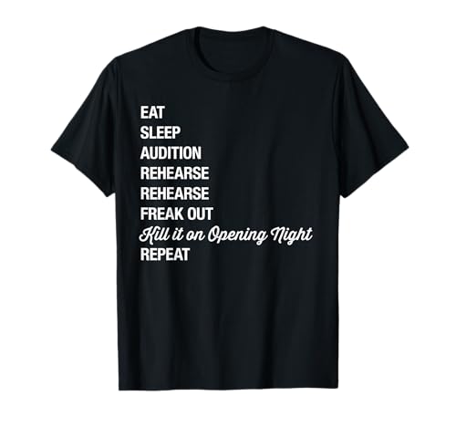 Funny Theatre Geek Gift Musical Life Eat You T-Shirt