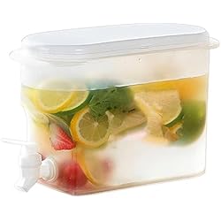 Dispensador De Agua Para Fiestas bebidas para nevera - Hervidor frío sellado gran capacidad 3,5 l con tapa y grifo - bebidas tetera frutas para fiestas, bebidas para Pomurom