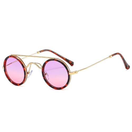 Lunettes de soleil rondes idéales pour vos terrasses d'été et festivals au style punk métal