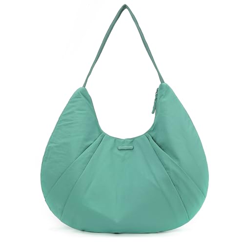 [Jovial]軽量で大容量な半月形 シングルショルダーバッグ レディース手提げバッグ 多ポケット設計 ファッション可爱いデザイン 通勤・通学に最適なバッグ