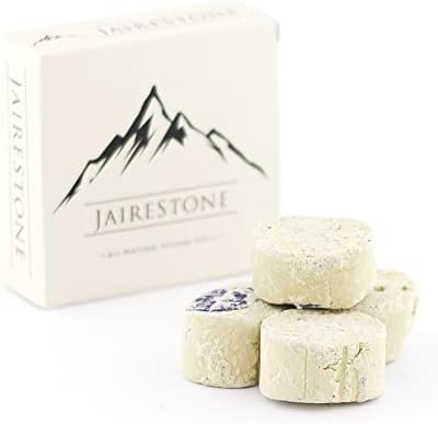 JAIRESTONE Sefidab Exfoliating Stones, Persian Body Scrub, 4 Pack