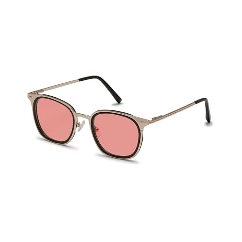 BRADDELL FL-41 Photochromic Transitional Fashion Rose Tinted Migraine Light Sensitivity Glasses for Fluorescent LED Glare, Photophobia and Eye Strain2