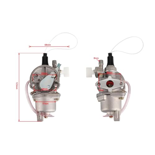 Carburateur de moto 2 temps 49cc pour mini moto de course de précision - 6