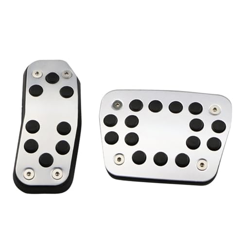 Pédales de voiture Ford Fiesta 2009-2017 Ecosport couverture frein gaz acier inoxydable