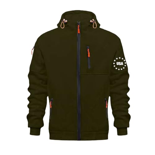 Sweat à capuche homme zippé idéal pour le vélo et le travail en automne