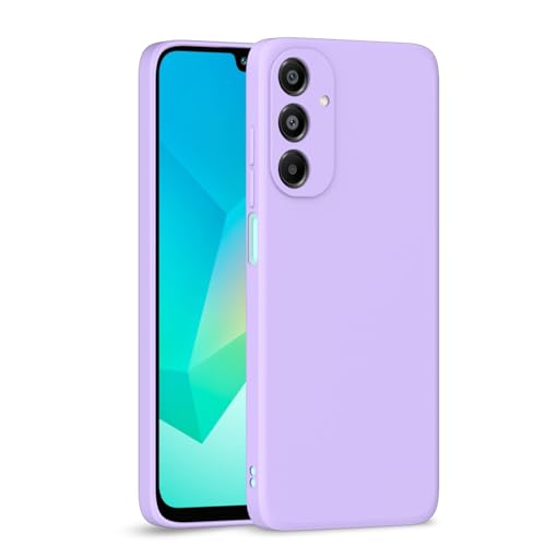 Image of Outlouders Back Cover for Samsung Galaxy A16 5G | Camera Protection | Durable Soft Matte Silicone Bumper Case (Purple)