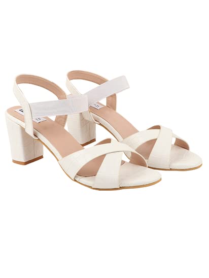 TRYME Fashionable Stylish Ethnic Block Heel Slip On Sandal For Womens And Girls (B0BS6RM67Q) Amazon Price History, Amazon Price Tracker