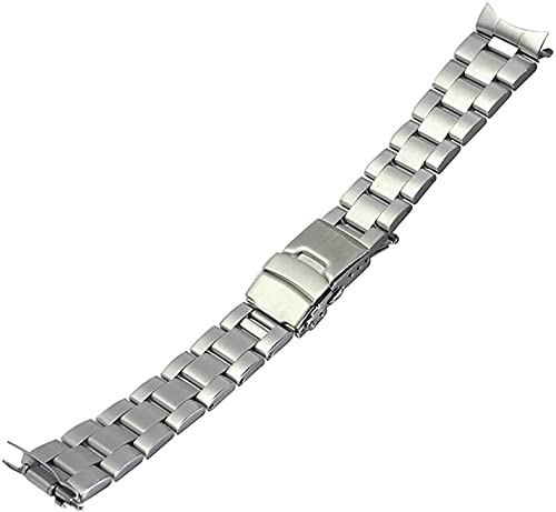 Bracelet en acier inoxydable de 22 mm élégance argent