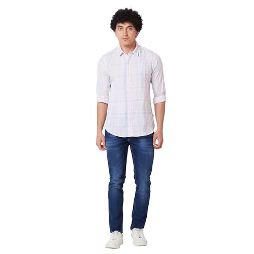 Image of Spykar Men's Slim Fit Shirts