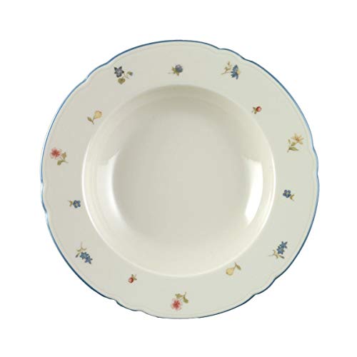 Seltmann Weiden 001.291410 Marieluise Streublume Suppenteller Rund, Porzellan, Bunt, 0.33 L Kapazität, 23cm Durchmesser