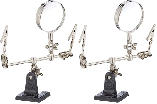 Image of Rolson 60335 Helping Hand with 60 mm Magnifying Glass (Pack of 2)