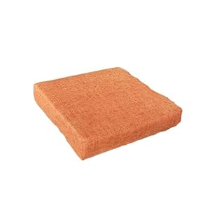 LIXSAZSE Orange Quadratisches Stuhlkissen 40x40