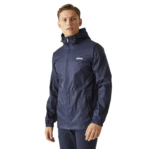 Regatta Pack-It III wasserdichte und atmungsaktive Shell-Jacke mit Kapuze und Taschen