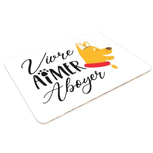 Sets de table chien en liège pour repas complices en famille - 3