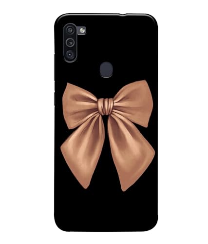 Image of Girly Pink Bow Printed Hard Back Case Cover Compatible for Samsung Galaxy M12 / Samsung F12 / Samsung A12 (Multicolor) - D1660